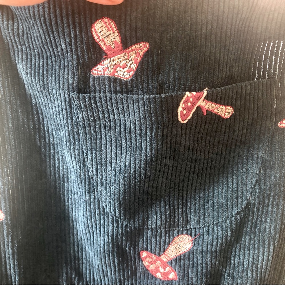 Cider 1XL Mushroom Corduroy Overall Jumper, BNWT